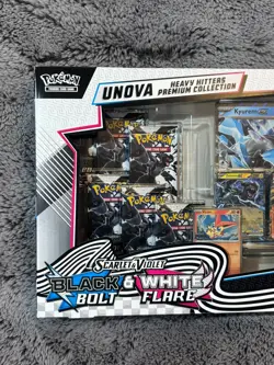 POKEMON UNOVA HEAVY HITTERS PREMIUM COLLECTION SCARLET & VIOLET B BOLT & W FLARE - Image 5