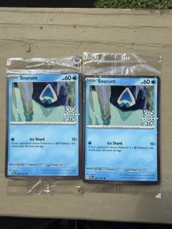 Pokemon - Snorunt 037/182 - SEALED Snowflake STAMPED Holiday Promo - NM - Image 2