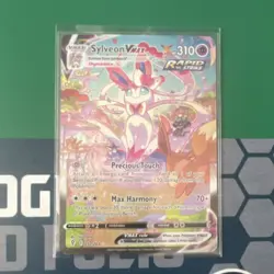 Pokemon Sylveon VMAX 212/203 Secret Rare Full Art Rapid Strike Evolving Skies - Image 1