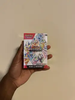 Pokemon Scarlet & Violet Prismatic Evolutions Booster Bundle Box 6 Booster Packs - Image 1