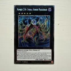 RA05-EN046 Number C104: Umbral Horror Masquerade Starlight Rare 1st Ed YuGiOh - Image 1