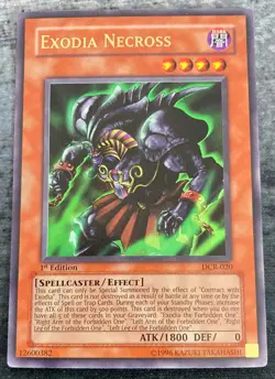 Yugioh! LP Exodia Necross - DCR-020 - Ultra Rare - 1st Edition Lightly Played - Image 1
