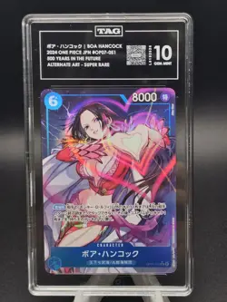 2024 One Piece Japanese OP07 Boa Hancock Alternate Art TAG 10 - Image 1