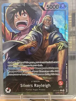 Silvers Rayleigh OP12-001 leader alternate art Legacy of the Master ￼ - Image 1