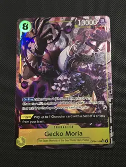 One Piece Gecko Moria OP14-104 SR (Alternate Art) - The Azure Sea's Seven - Image 1