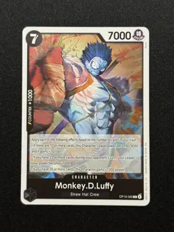 Monkey.D.Luffy OP15-092 Adventure on Kami's Island Foil English One Piece - Image 1