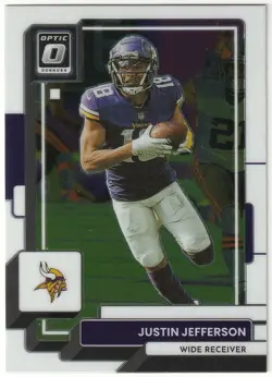 2022 Panini Donruss Optic JUSTIN JEFFERSON #129 - Image 2