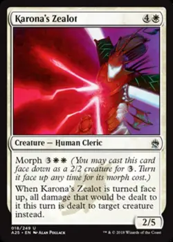 4x Karona's Zealot MTG Masters 25 NM Magic Regular - Image 1