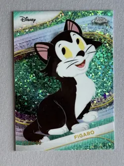 FIGARO Aqua Mini Diamond #D /199 DISNEY 2025 TOPPS CHROME #87 Pinocchio - Image 1