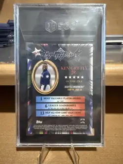 2022 Topps Stadium Club Chrome Trophy Hunters Ken Griffey Jr Card #RL-14 SGC 9.5 - Image 3