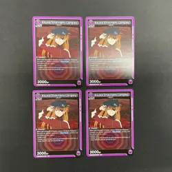 Asuka Shikinami Langley - UE15ST/EVA-1-113 NM - Union Arena Set Of 4 - Image 1