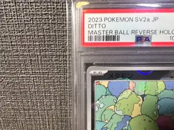 PSA 10 DITTO 132/165 MASTER BALL Reverse Holo Pokemon 151 GEMMINT #132 SV2a - Image 2