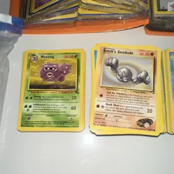 Pokemon Card Lot with Meowth Tin, Binders, Assorted Cards - Image 3