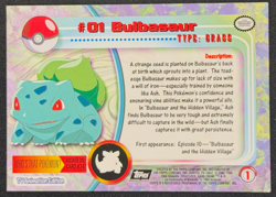 1999 Pokemon Topps Cards | Series 1 | Black & Blue Label | Pick Your Card - Image 3