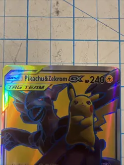 Custom Pikachu & Zekrom GX Fun Fan Art Pokemon Card 162/181 - Image 2