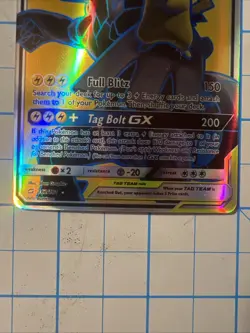 Custom Pikachu & Zekrom GX Fun Fan Art Pokemon Card 162/181 - Image 3