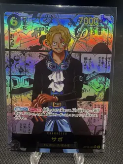 ONE PIECE Card Sabo OP13-120 SEC Manga Alternate Art Carrying His Will Japan - Image 1