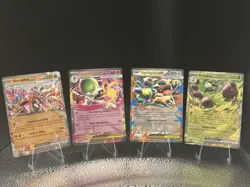 Pokemon ex Holo Full Art Card Lot – Koraidon, Mega Gardevoir, Kangaskhan, Arbol… - Image 1