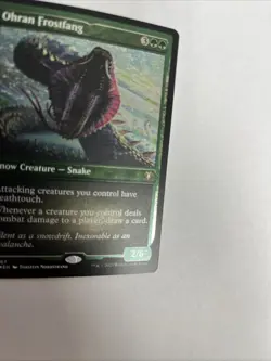 Ohran Frostfang Foil Etched Card #0567 MTG LP - Image 2