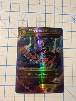 Custom M Rayquaza EX Fun Fan Art Card Pokemon Card - Image 1
