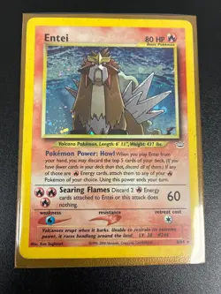 Entei Neo Revelation 6/64 Holo Rare Unlimited Pokemon Card - Image 3