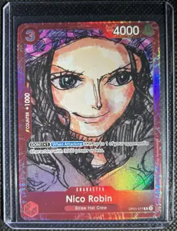 Namco Nico Robin OP01-017 One Piece Promotion Cards Rare Foil 4000 ATK - Image 1