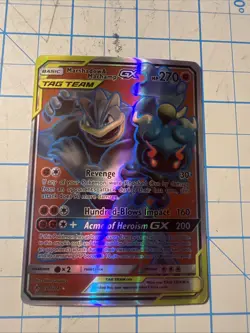 Custom Marshadow & Machamp Fun Fan Art Card Pokemon - Image 1