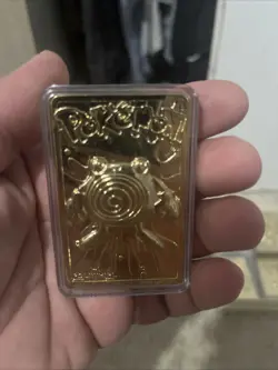 Pokemon Poliwhirl 23K Gold Plated Trading Card 1999 Burger King Limited Edition - Image 1