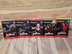 SDCC 2025 Magic The Gathering MTG Spider-Man Welcome Deck Complete Set Unopened - Image 1