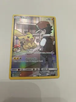 Pikachu 241/236 Sun & Moon Cosmic Eclipse Secret Rare Pokemon Card NM/M - Image 1