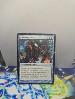 Numbing Dose Non-Foil Common Enchantment 40/175 MTG New Phyrexia - Image 1