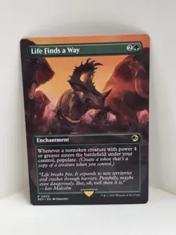 Life Finds A Way Borderless Universes Beyond Jurassic World MTG NM - Image 1