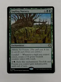 Sapling Nursery 192 Rare Lorwyn Eclipsed Magic: The Gathering Near Mint - Image 1