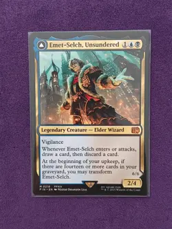 Emet-Selch, Unsundered Regular MTG M 0218 FIN NM - Image 1