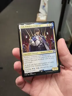 Cid, Timeless Artificer (0418) #418 (NM) Final Fantasy FIN Magic MTG - Image 2