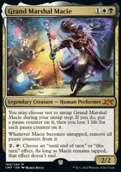 MTG Magic the Gathering Grand Marshal Macie (168/654) Unfinity LP - Image 1