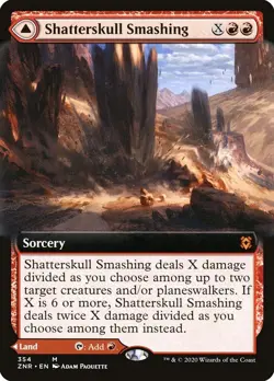 Shatterskull Smashing FULL ART ZNR MTG NEAR MINT NM X1 - Image 1