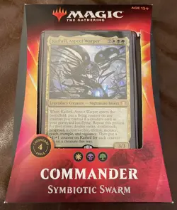 SYMBIOTIC SWARM Magic the Gathering MTG Commander 2020 Deck Factory Sealed Cards - Image 1
