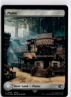 MTG FINAL FANTASY FOIL Land Plains () (Surge Foil) L 572 NM Pack Fresh ActualSca - Image 1