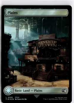 MTG FINAL FANTASY FOIL Land Plains () (Surge Foil) L 572 NM Pack Fresh ActualSca - Image 1