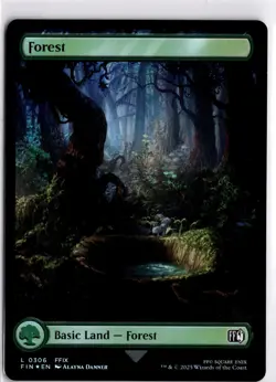 MTG FINAL FANTASY FOIL Land Swamp () (Surge Foil) L 574 NM Pack Fresh ActualScan - Image 1