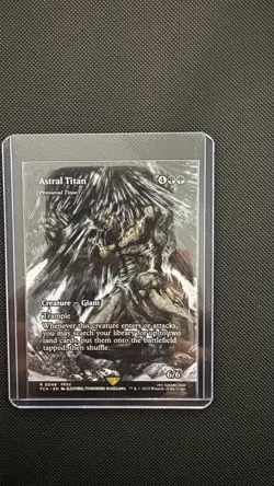 Astral Titan - Showcase - Final Fantasy #48 Rare, NM, MTG - Image 1