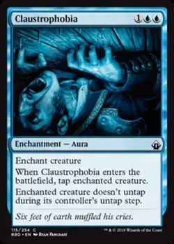 1x Claustrophobia - Foil MTG Battlebond NM Magic Foil - Image 1