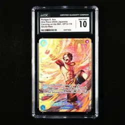 CGC 10 GEM MINT 2025 One Piece JPN Portgas D. Ace OP13-119 SEC - Image 1