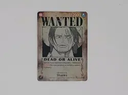one piece card game Shanks (wanted poster) Unplayed Mint condition - Image 1