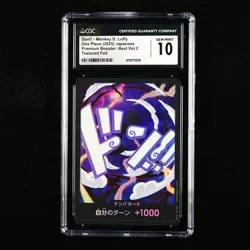 CGC 10 GEM MINT 2025 One Piece JPN Monkey D. Luffy Don!! - Image 1
