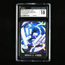CGC 10 GEM MINT 2025 One Piece JPN Monkey D. Luffy Don!! - Image 2