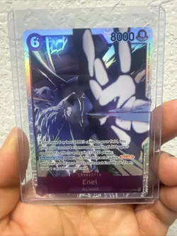 One Piece TCG Enel OP15-060 SR Near Mint In Hand - Image 1