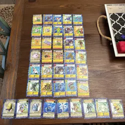 Digimon Trading Cards Year 1999 & 2000 Bandai Lot Of 39 - Image 1