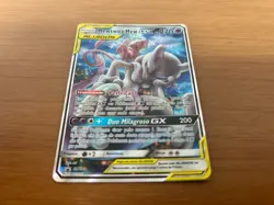 Mewtwo & Mew GX SM191 Sun & Moon Tag Team Up Pokemon Brazilian Card LP+/NM - Image 4